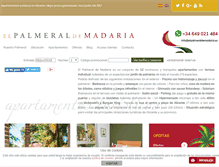 Tablet Screenshot of elpalmeraldemadaria.es